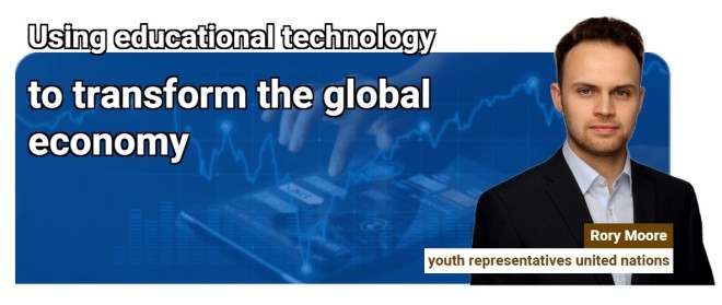 Rory Moore, Youth Representative of United Nations.